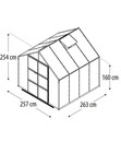Bild 4 von Vitavia Gewächshaus Orbit 6700, HKP, inkl. Fundament