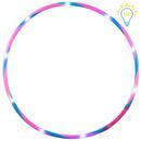 Bild 1 von ALLDORO LED Hoop Fun, Gymnastikreifen für Kinder mit Leuchteffekt, Ø 78 cm, pink/blau