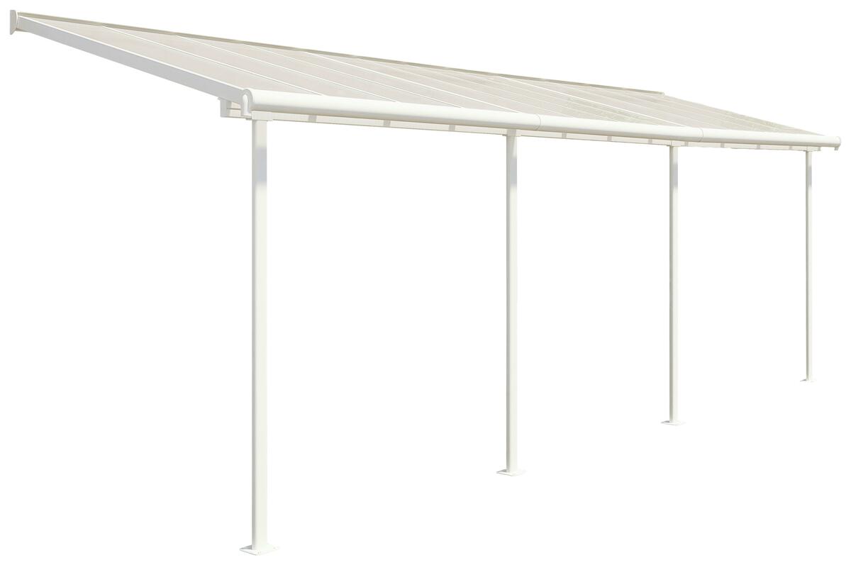 Bild 1 von TERRASSENÜBERDACHUNG PALRAM SIERRA 230X670 CM WEIß, Weiß