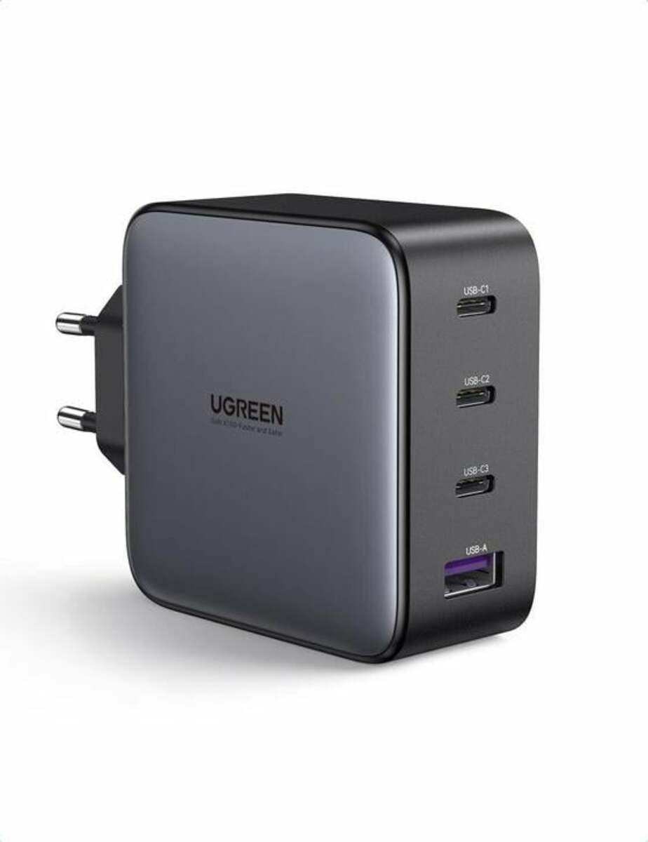 Bild 1 von 100W GaN Ladegerät, USB-A, USB-C, Grau
