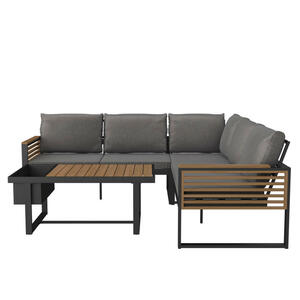 Ambia Garden Loungegarnitur, 235x235 cm, Loungemöbel, Loungemöbel-Sets