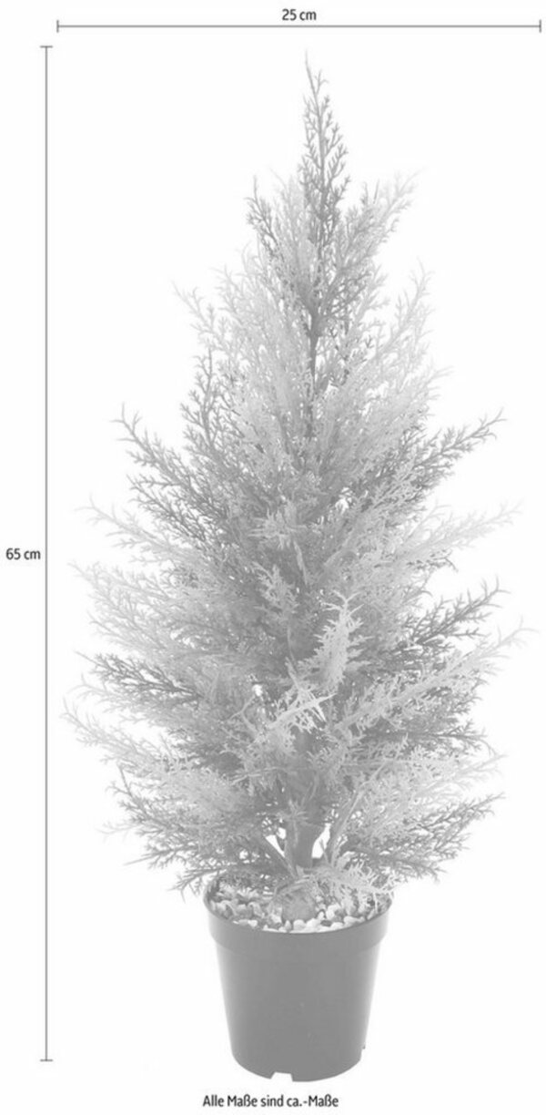 Bild 1 von Kunstbaum Zypresse Zypresse, I.GE.A., Höhe 65 cm, im Topf, Grün