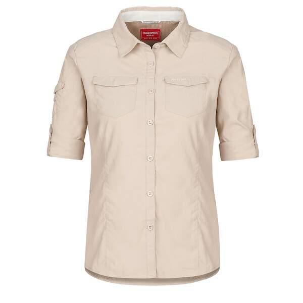 Bild 3 von Craghoppers NOSILIFE ADVENTURE II LONG SLEEVED SHIRT Damen Mückenabweisende Kleidung DESERT SAND