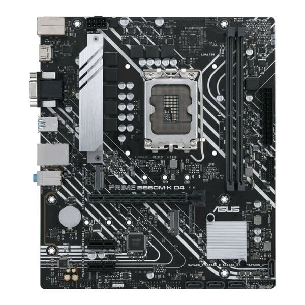 Bild 1 von PRIME B660M-K D4, DDR4, LGA 1700, micro ATX Mainboard