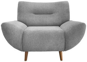 Sessel Drago Silberfarben Chenille, Silberfarben