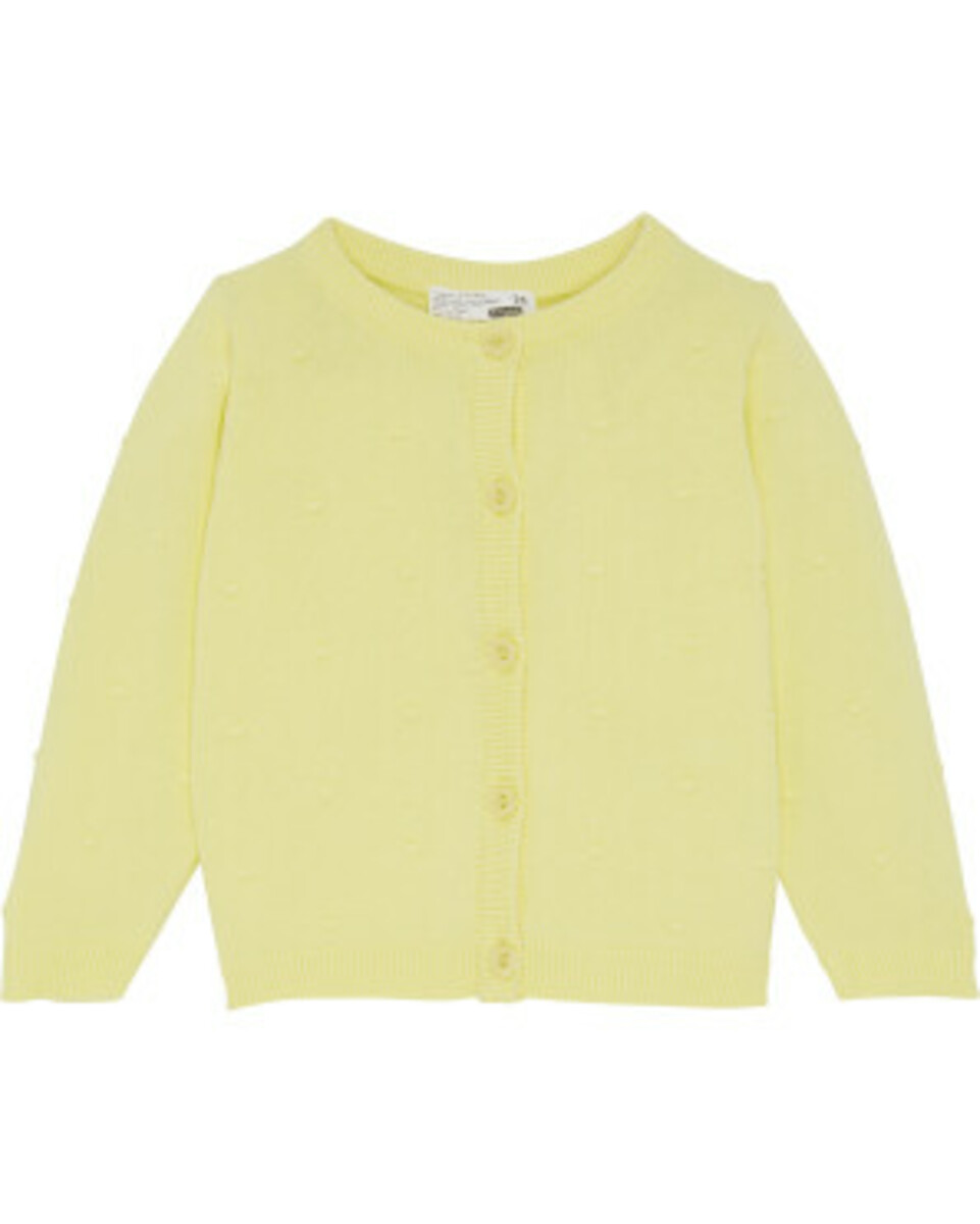 Bild 1 von Gelbe Strickjacke
       
      Ergee, Knopfleiste
     
      hellgelb