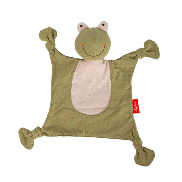 Bild 1 von Sigikid Schmusetuch, Weiß, Olivgrün, Textil, 22x26x11 cm, unisex, Spielzeug, Babyspielzeug, Schnuffeltücher