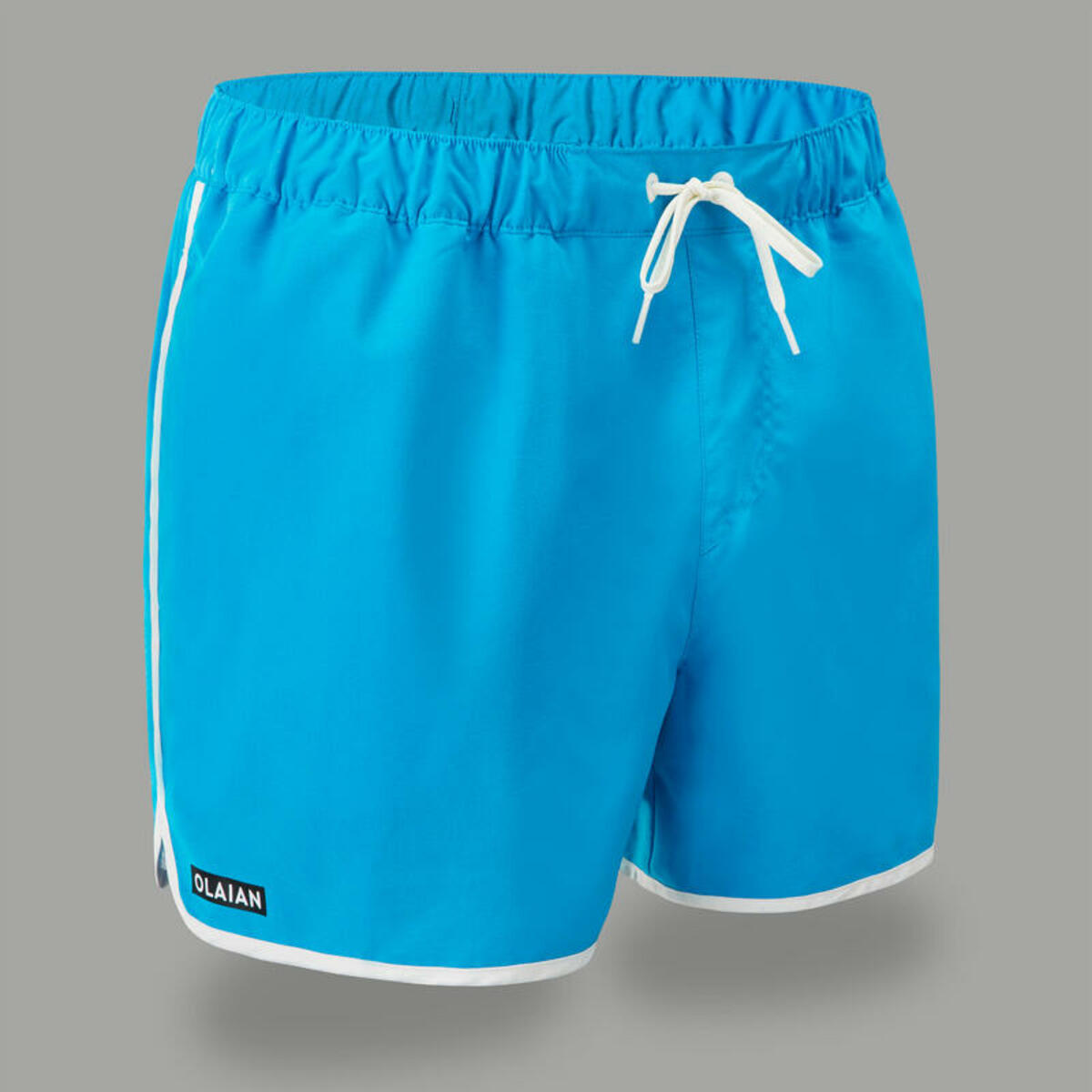 Bild 1 von OLAIAN Boardshorts Surfen Herren kurz 100 Sunstripe grün/gelborange