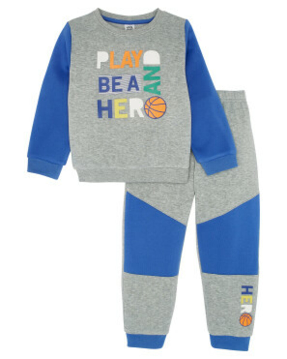 Bild 1 von Lässiger Jogginganzug
       
      Kiki & Koko, 2-tlg. Set, verschiedene Designs
     
      grau melange