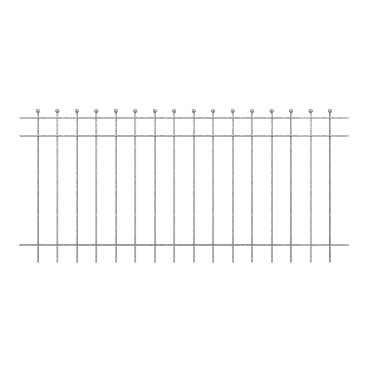 Bild 1 von Eleo Gartenzaun Como 96 cm x 90 cm Feuerverzinkt