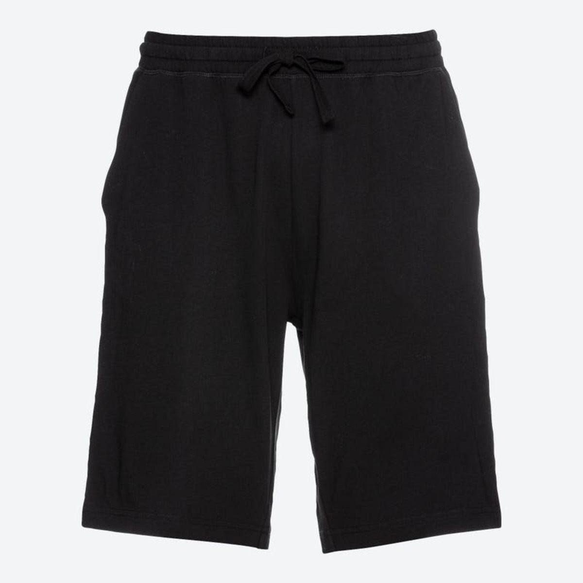 Bild 1 von Herren-Relaxshorts aus reiner Baumwolle, Black