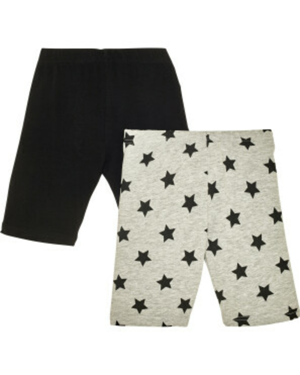 Bild 1 von Doppelpack Radlerhosen
       
      2er-Pack, Kiki & Koko
     
      schwarz/grau