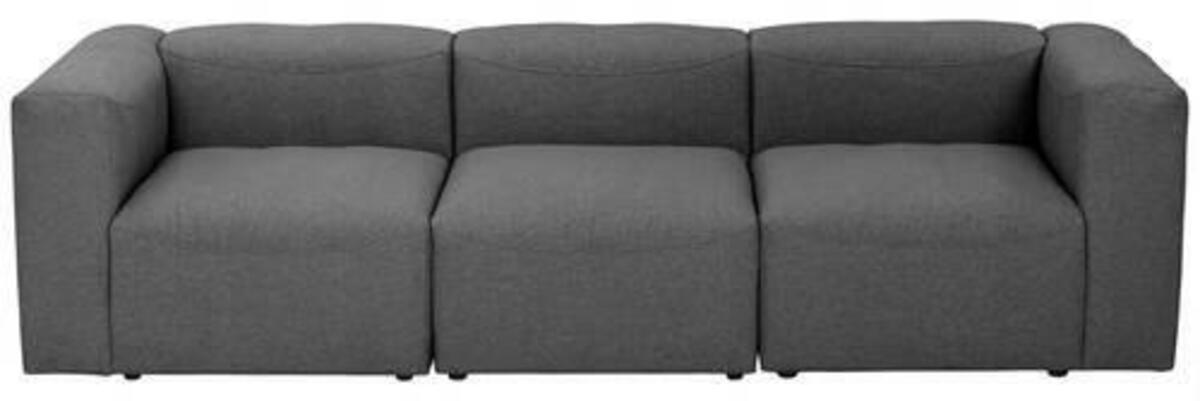 Bild 1 von 3-SITZER-SOFA LENA, Anthrazit