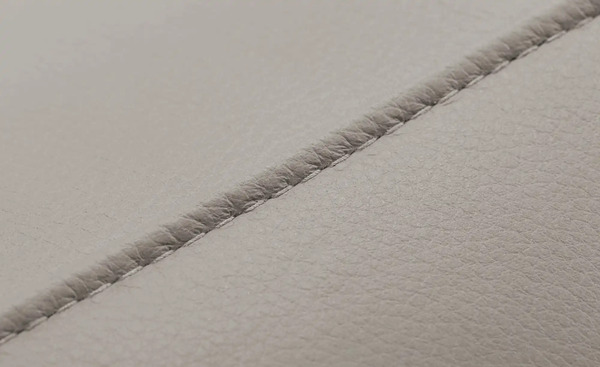 Bild 4 von Wohnwert Ledersofa Corvina Grau Frei im Raum stellbar