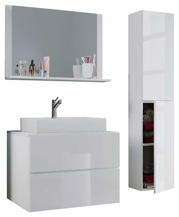 Bild 1 von Badezimmer ''Lendas'', in Weiß, 4-teilig, Weiß