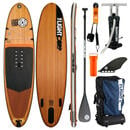 Bild 1 von LIGHT BOARD CORP ISUP Mft Wood Freeride Package 10´8" x 33" x 6" incl. 100% Carbon Paddel