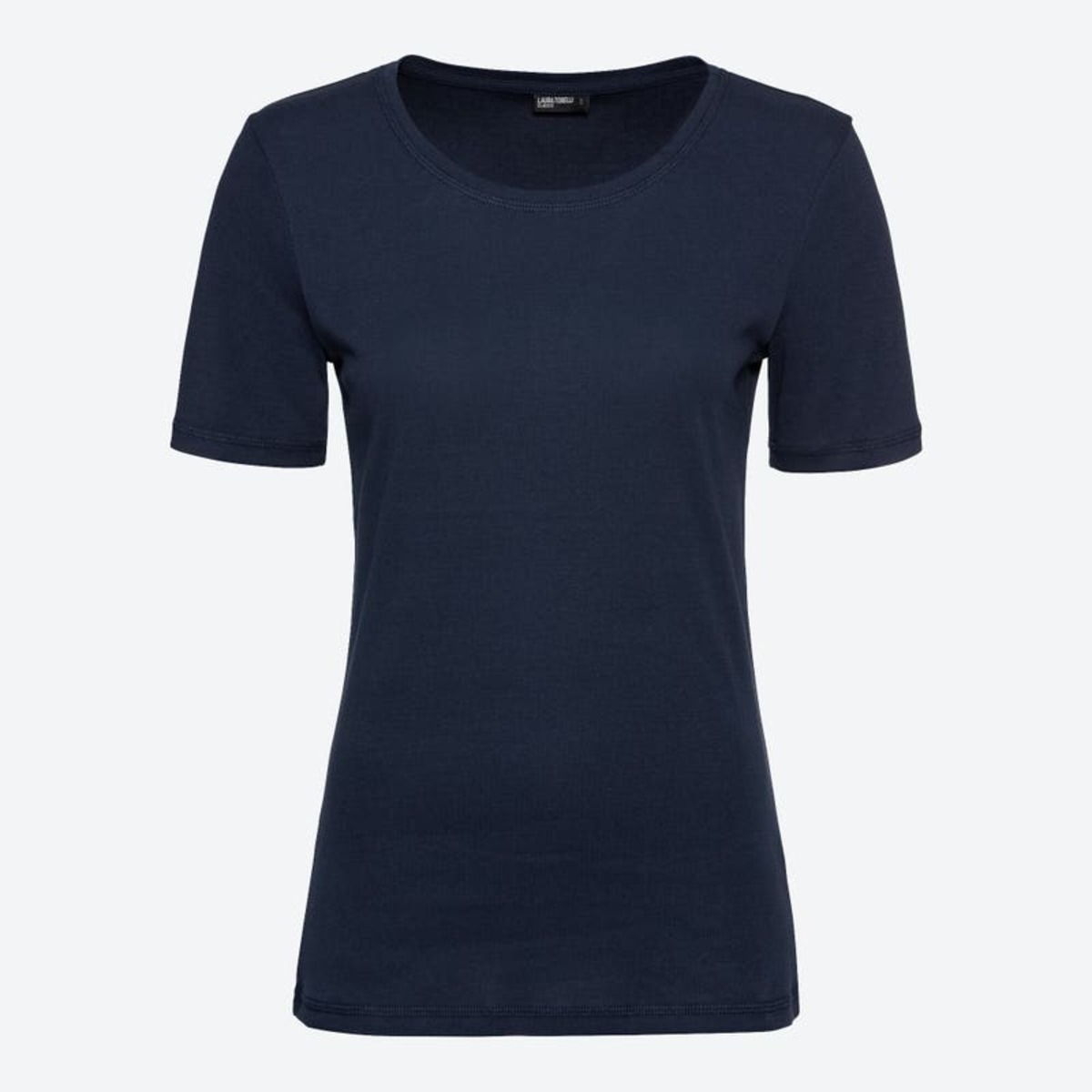 Bild 1 von Damen-T-Shirt aus reiner Baumwolle, Dark-blue