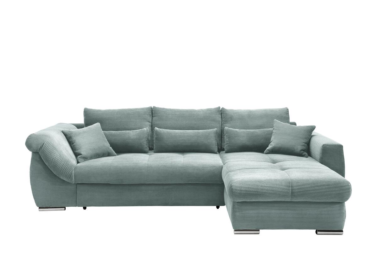 Bild 1 von Wohnlandschaft Frederico Hellblau Cord, Hellblau