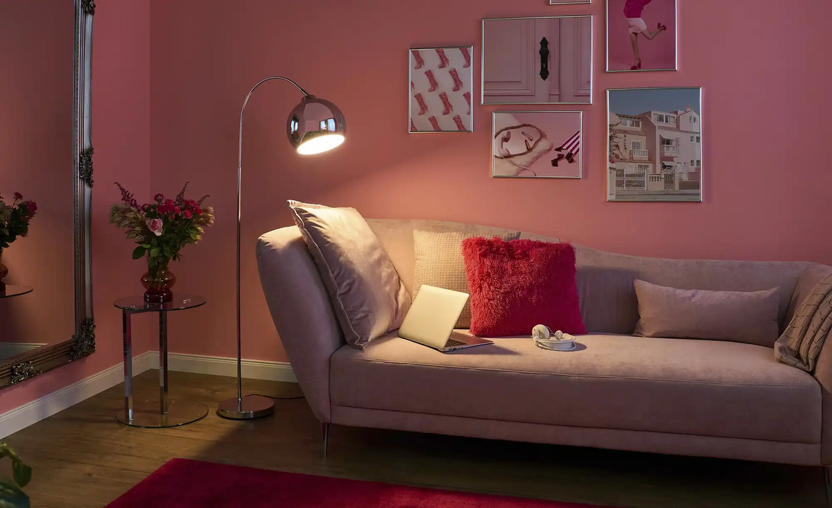 Bild 2 von KHG Bogenleuchte, 1-flammig, chrom silberfarben