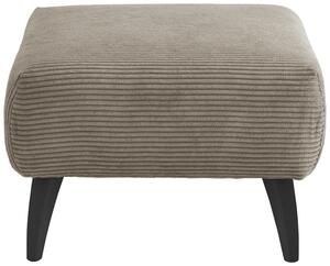 Hocker Colori Graubraun Cord, Graubraun