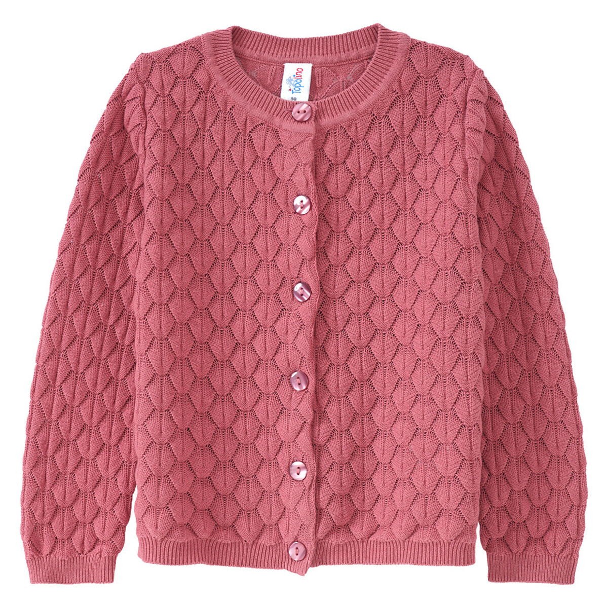 Bild 1 von Mädchen Strickjacke mit Struktur ALTROSA