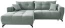 Bild 1 von Wohnlandschaft Restato Hellblau Cord, Hellblau