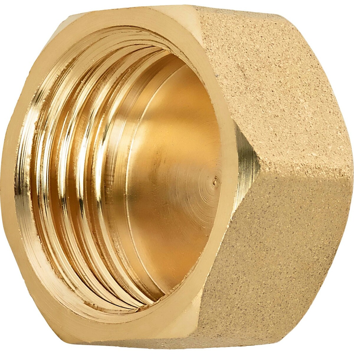 Bild 1 von Gewinde-Kappe 18,6 mm (Rp 1/2) Messing
