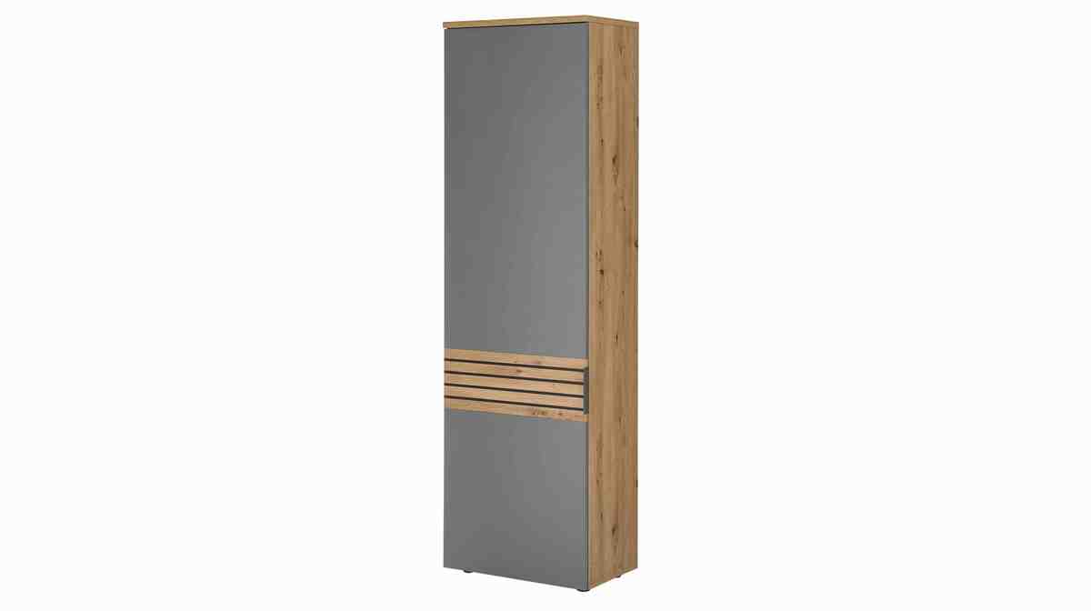 Bild 1 von Garderobenschrank anthrazit - Artisan Eiche 200 cm - MILAN
