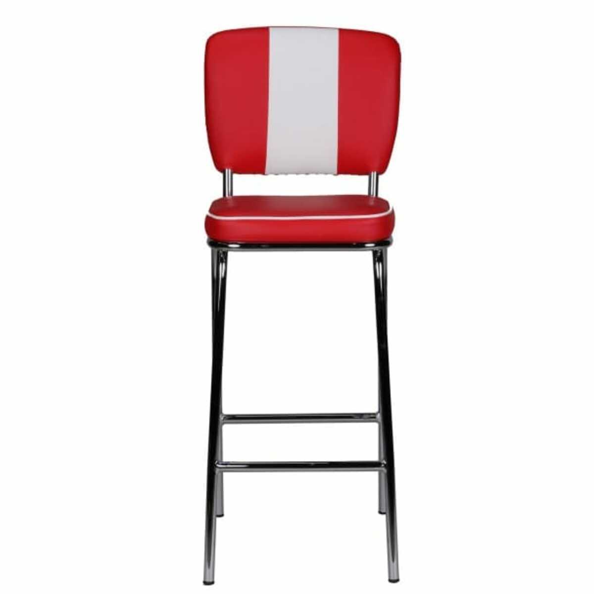Bild 1 von Barhocker Bryne rot/weiß