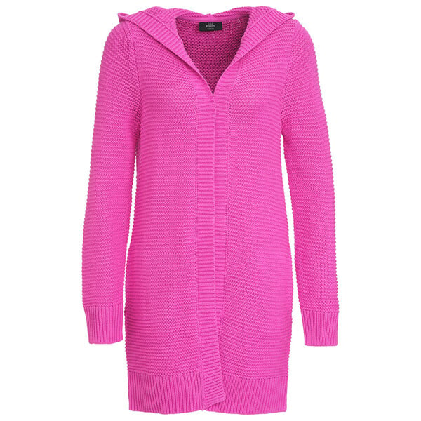 Bild 1 von Damen Strickjacke mit Kapuze PINK