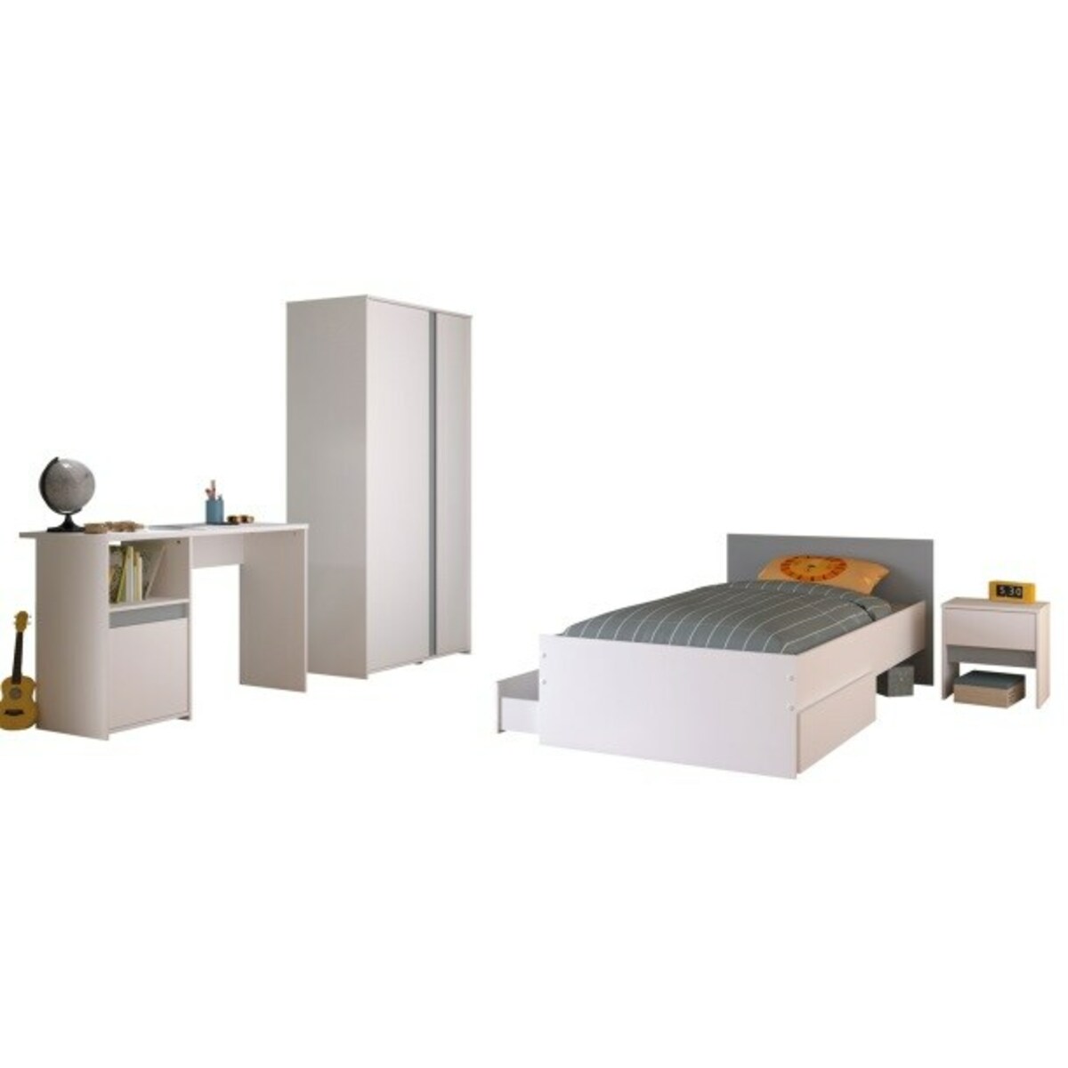 Bild 1 von Parisot Kinderzimmer Pirouette 23 weiß / rosa / grau