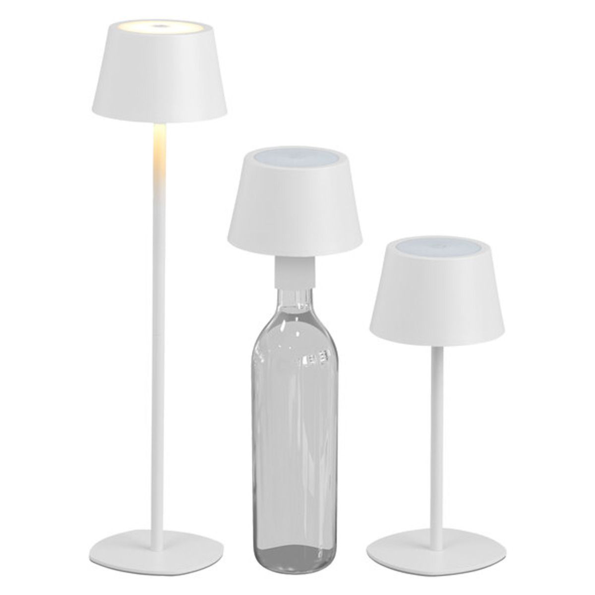 Bild 1 von 3 in 1 LED-Akku-Tischleuchte, weiß