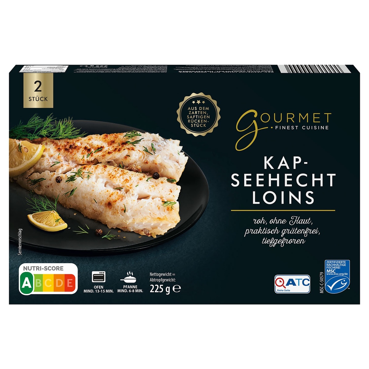 Bild 1 von GOURMET FINEST CUISINE Kap-Seehecht Loins 225 g