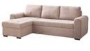 Bild 1 von Ecksofa Schlaffunktion Cordbezug beige 243 x 155 cm - POLL