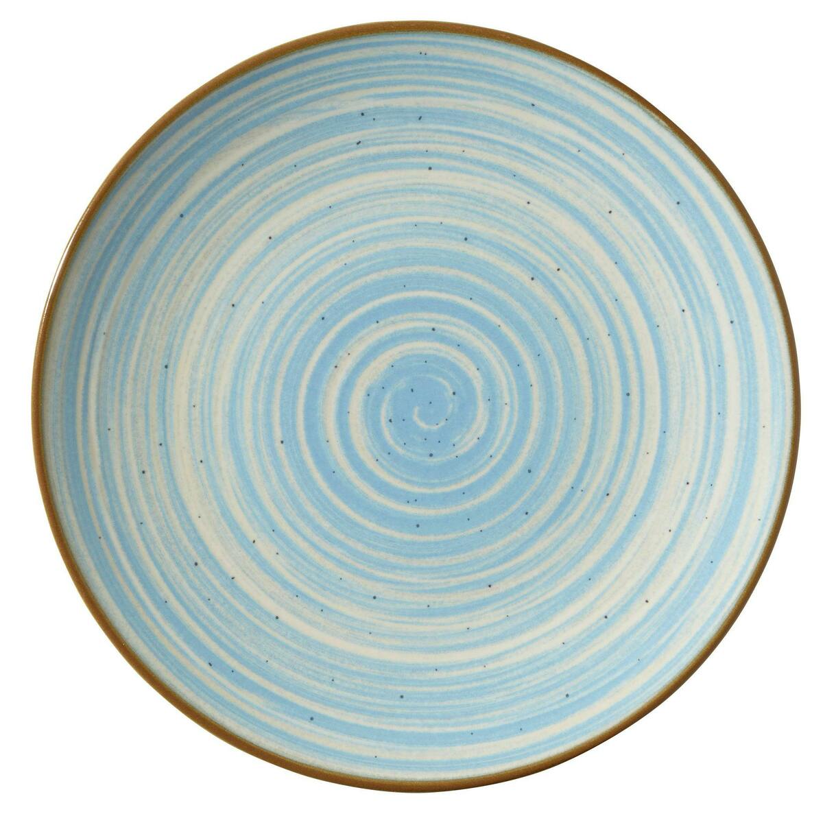 Bild 1 von METRO Professional Dessertteller Madleen, Steinzeug, Ø 20 cm, blau, 6 Stück