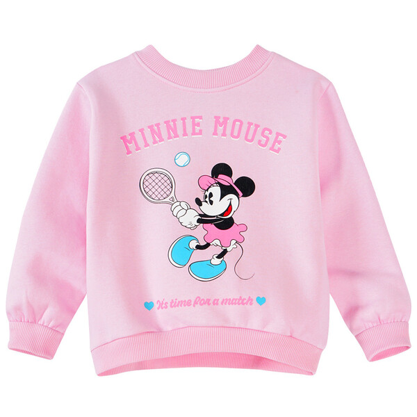 Bild 1 von Minnie Maus Sweatshirt im College-Style ROSA