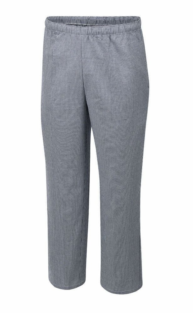 Bild 1 von METRO Professional Unisex Kochhose, 100 % Baumwolle, Größe XL, schwarz / weiß karriert