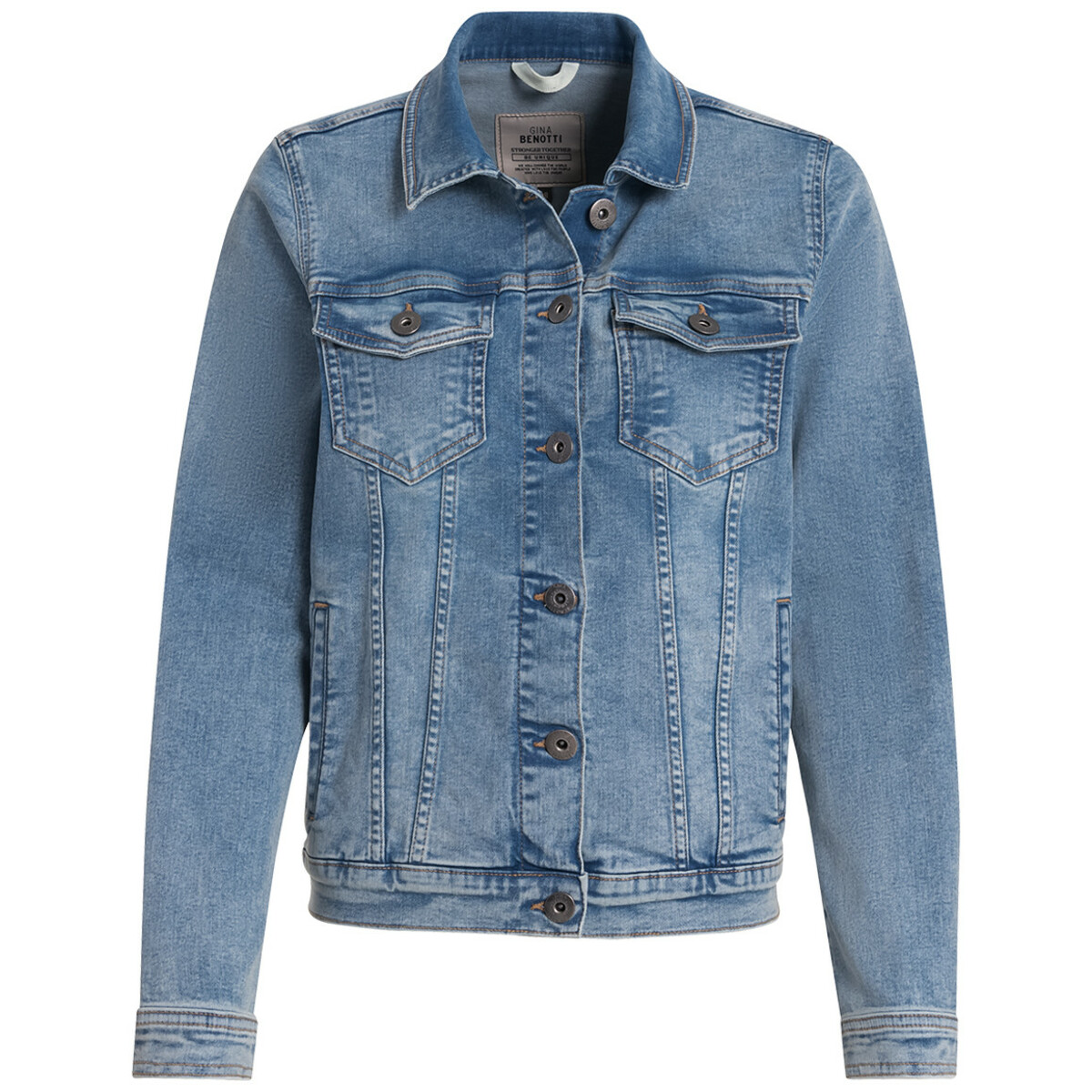 Bild 1 von Damen Jeansjacke mit Knöpfen BLAU