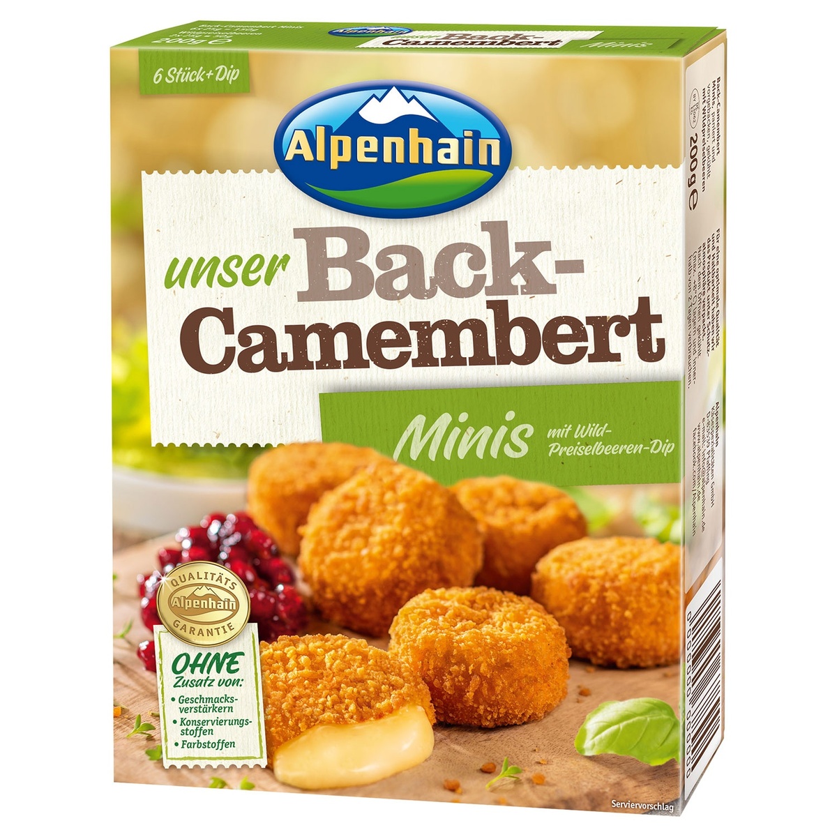 Bild 1 von ALPENHAIN Back-Käse 200 g