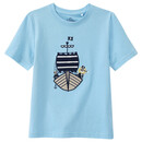 Bild 1 von Jungen T-Shirt mit Piratenschiff-Applikation HELLBLAU
