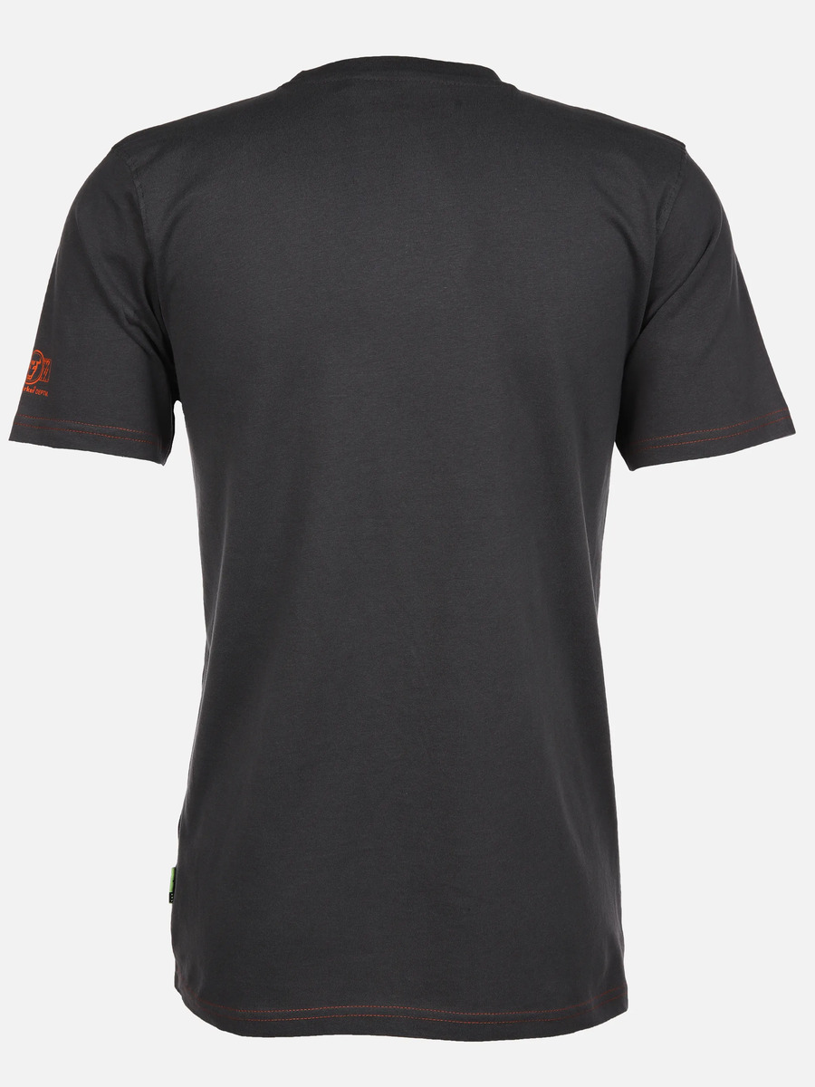 Bild 2 von Herren Arbeitsshirt mit Frontspruch
                 
                                                        Grau