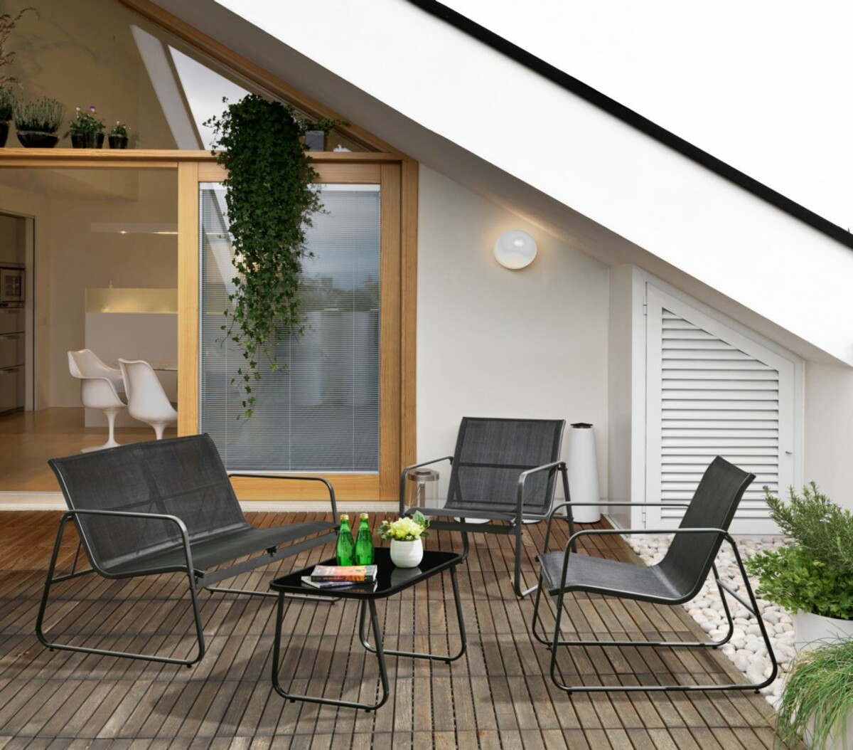 Bild 1 von Powertec Garden Garten-Set 4-tlg. schwarz