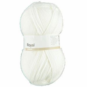 Royal Strickgarn, Weiß, 100 g