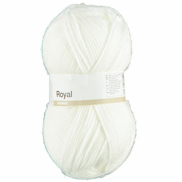 Bild 1 von Royal Strickgarn, Weiß, 100 g