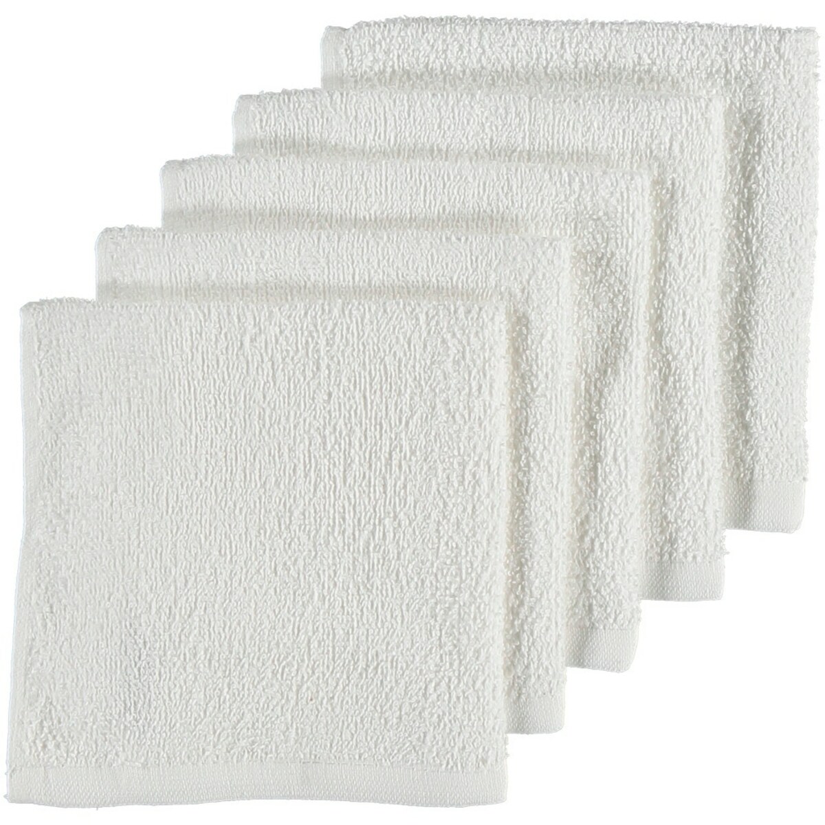 Bild 1 von Baby-Spucktücher 5er-Pack, Weiß, 30x30