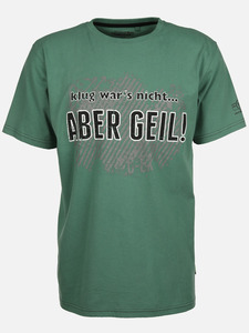 Herren Arbeitsshirt mit Frontspruch
                 
                                                        Grün