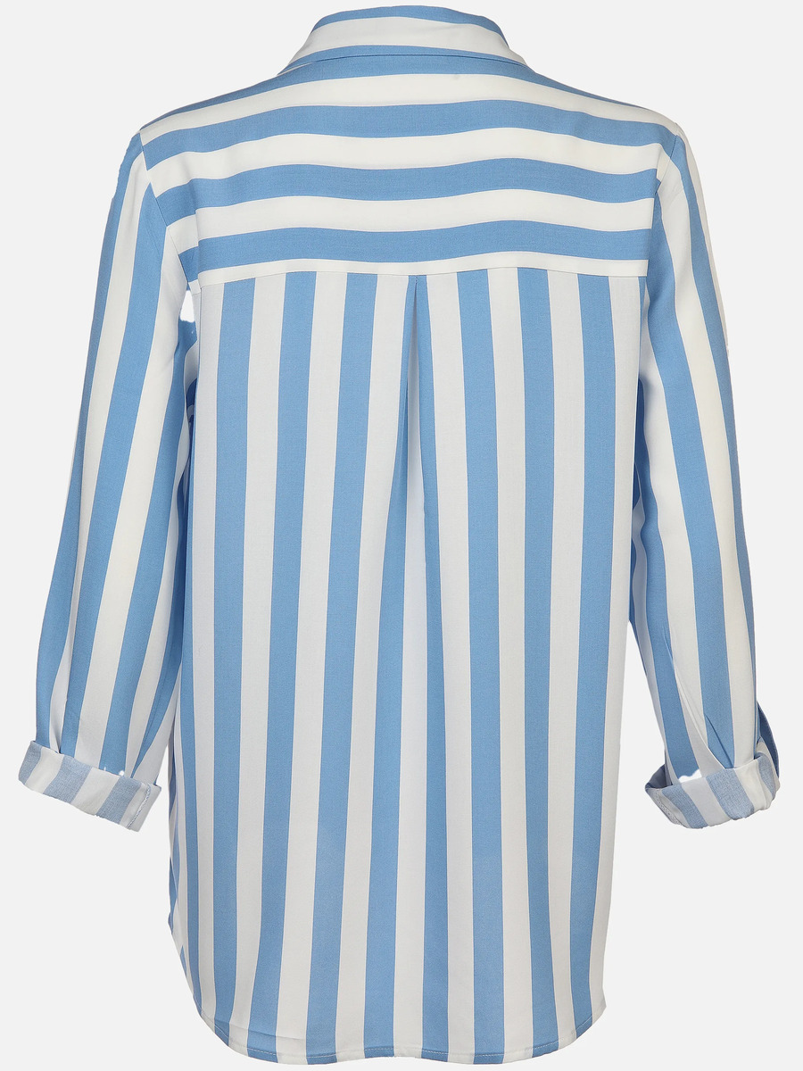 Bild 2 von Damen Bluse mit Streifen
                 
                                                        Blau