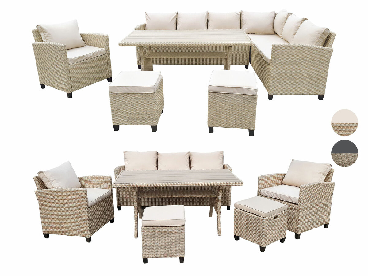 Bild 1 von bellavista - Home & Garden® Dining Lounge »Prato«, aus Rattan