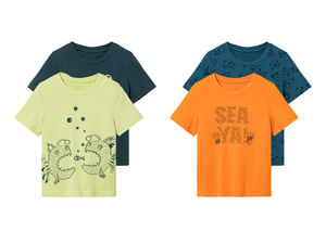lupilu® Kleinkinder T-Shirts, 2 Stück, reine Baumwolle