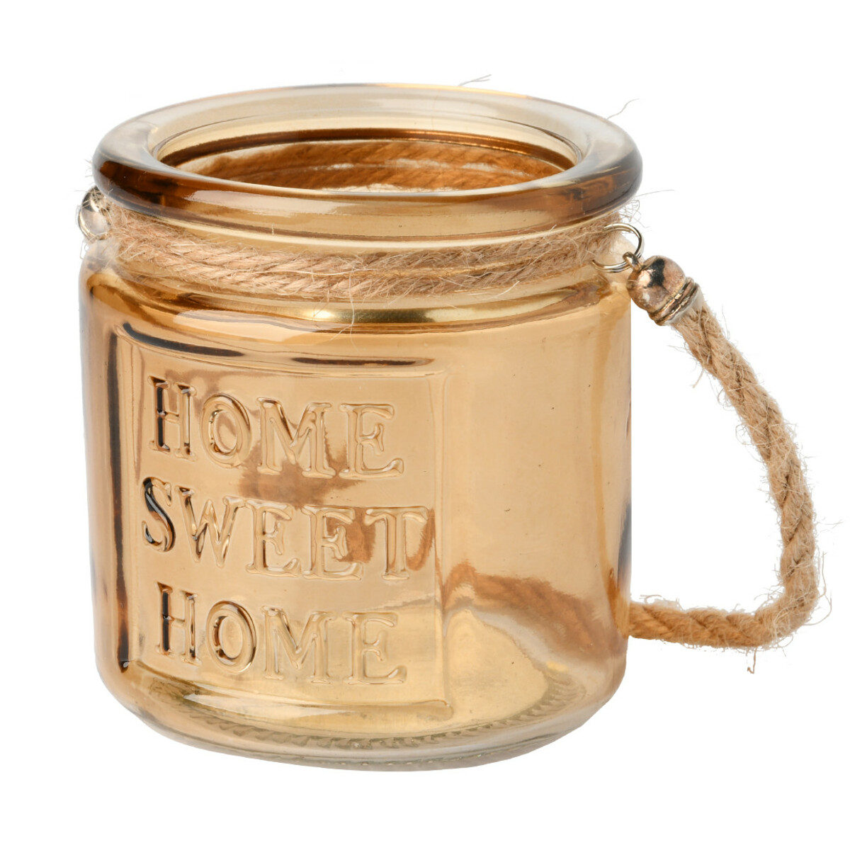 Bild 1 von Teelichtglas mit Aufschrift BRAUN